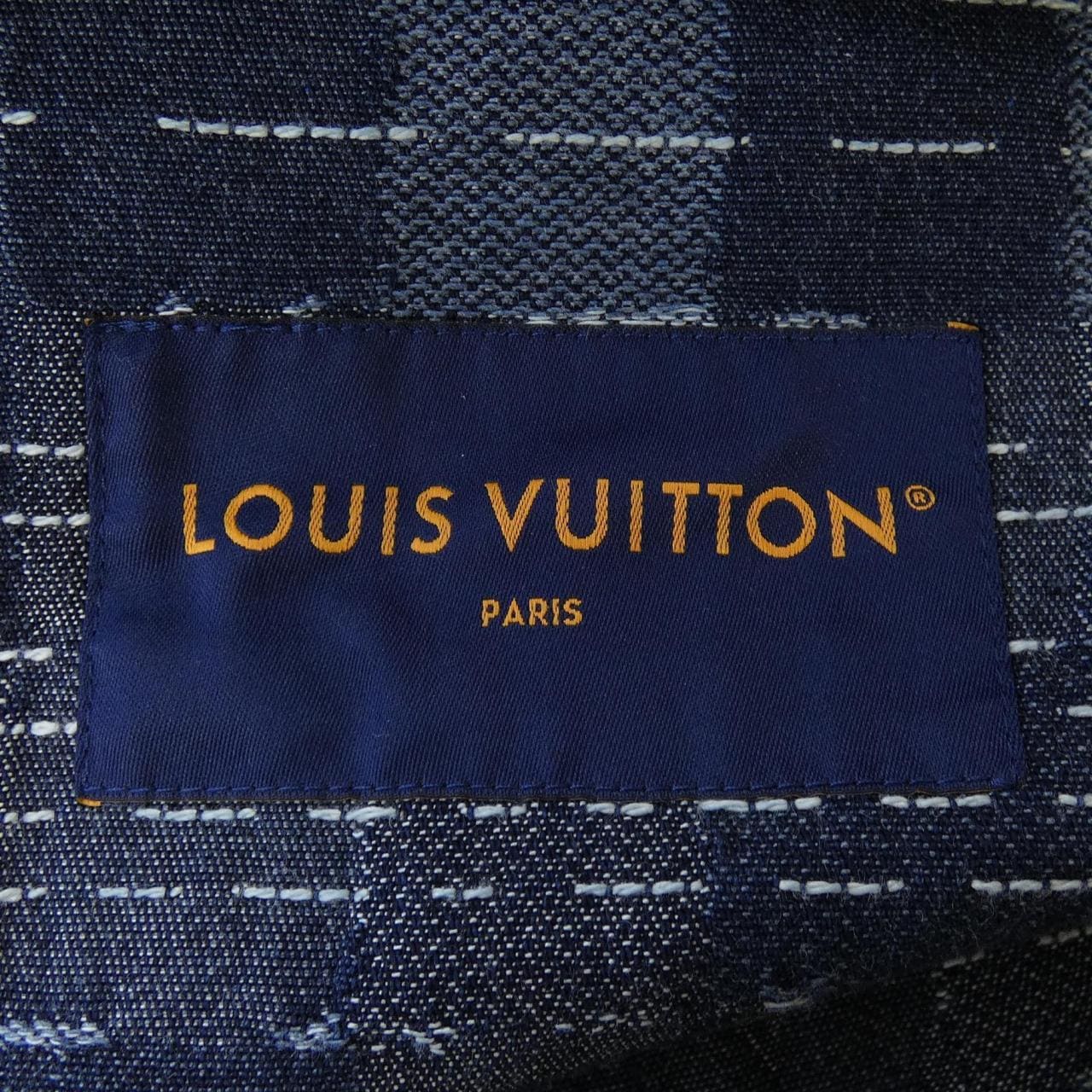 ルイヴィトン LOUIS VUITTON ダミエデニムワークウェアブルゾン HTA80WWIO デニムジャケット