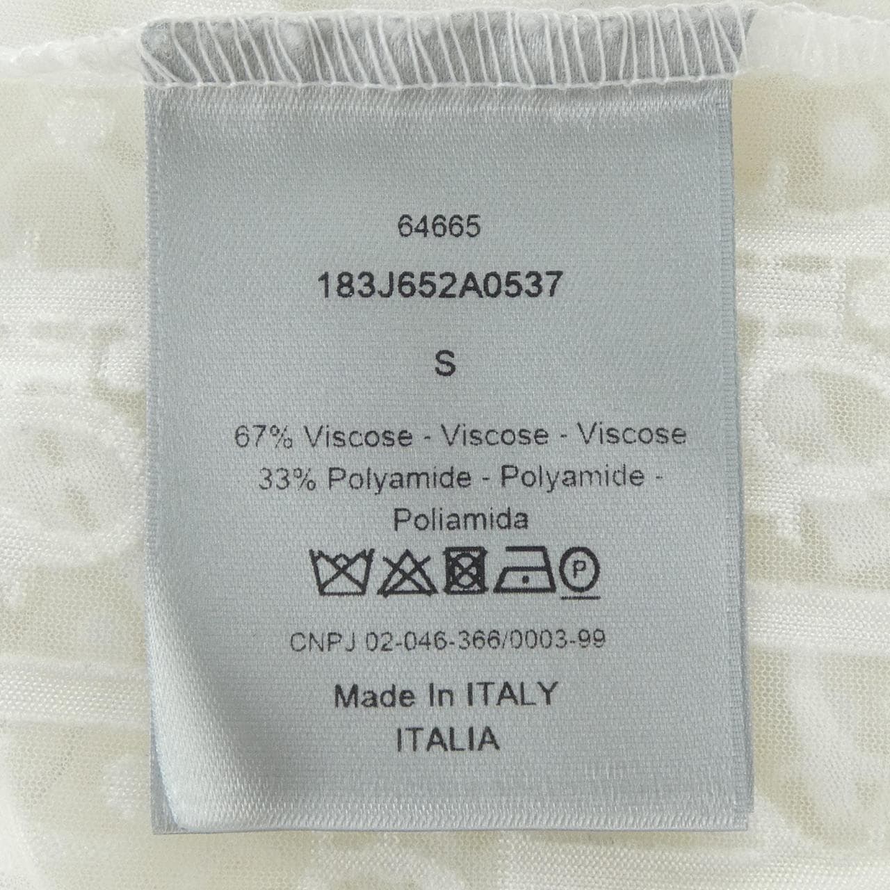 ディオール DIOR オブリークシースルー 183J652A0537 Tシャツ