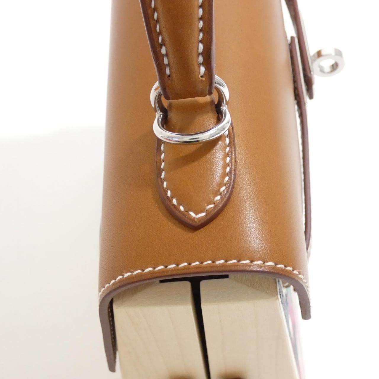 HERMES PERSPECTIVE CAVALIER Kelly Wood 22cm Bag