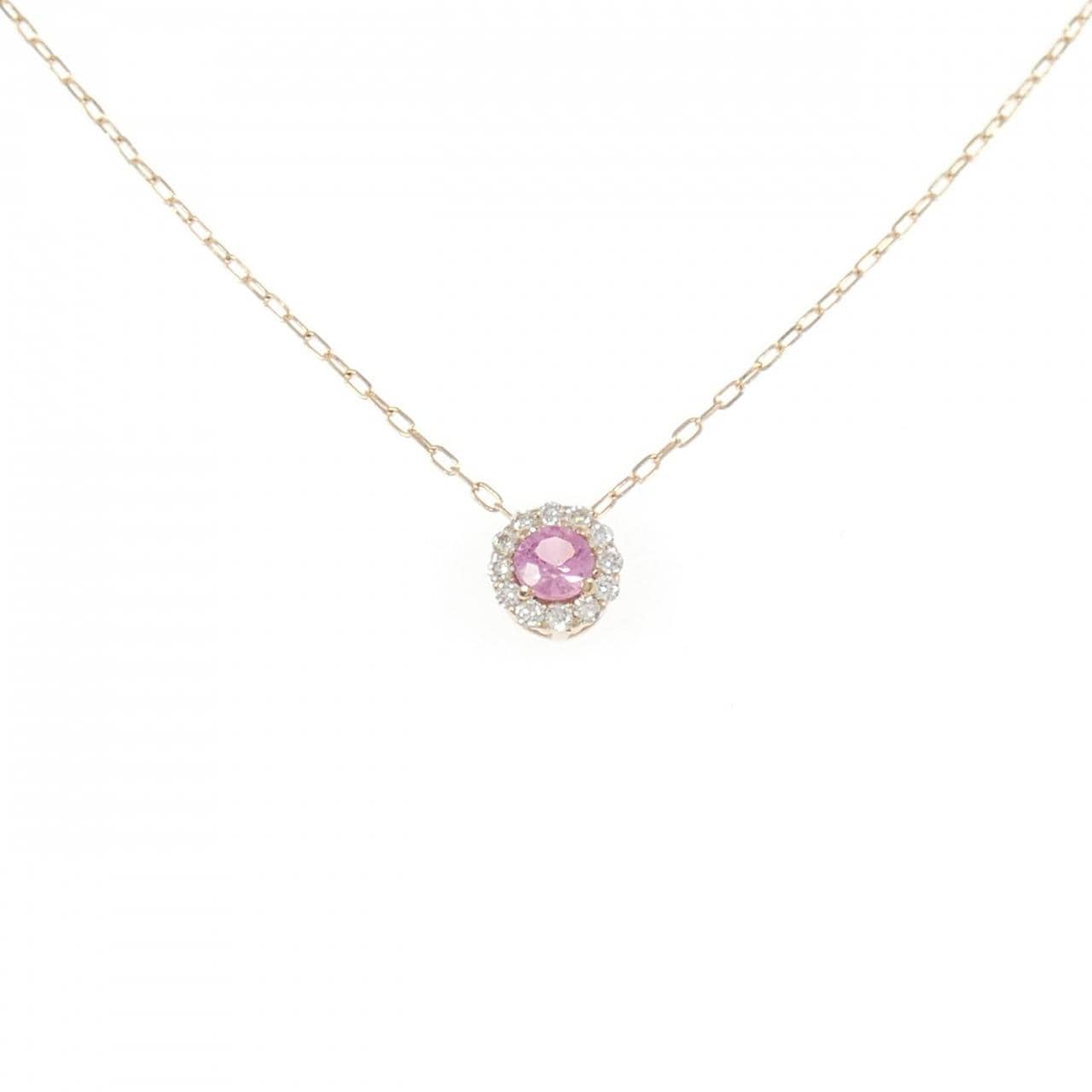 K18PG サファイヤ ネックレス