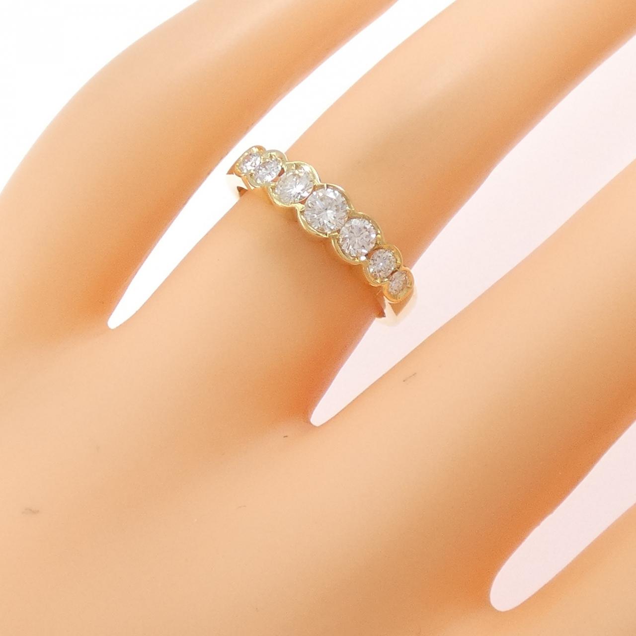 K18YG ダイヤモンド リング 0.52CT