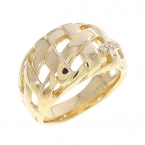 K18YG ダイヤモンド リング 0.05CT