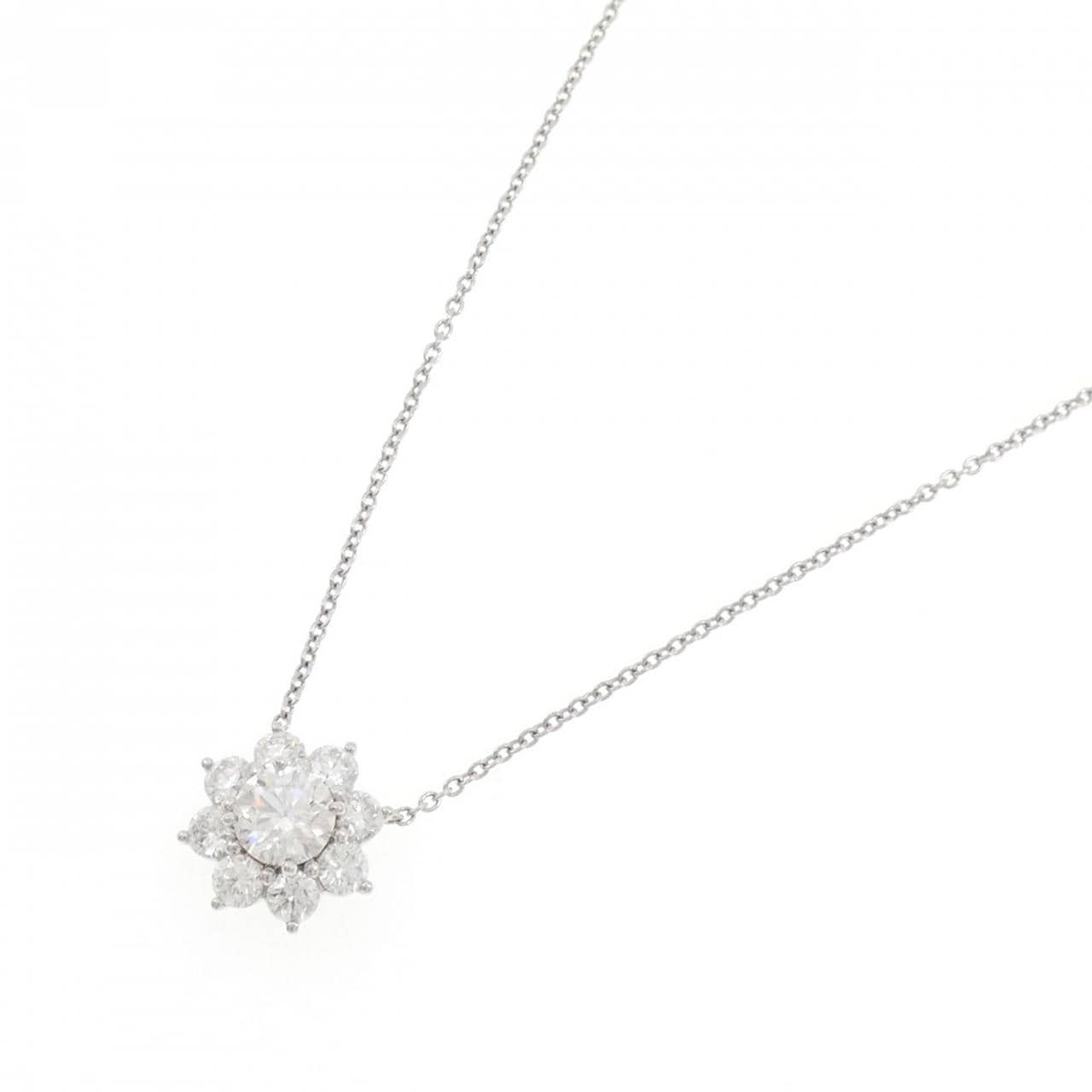 ハリーウィンストン サンフラワー ミディアム ネックレス 1.03CT E VS1 3EXT