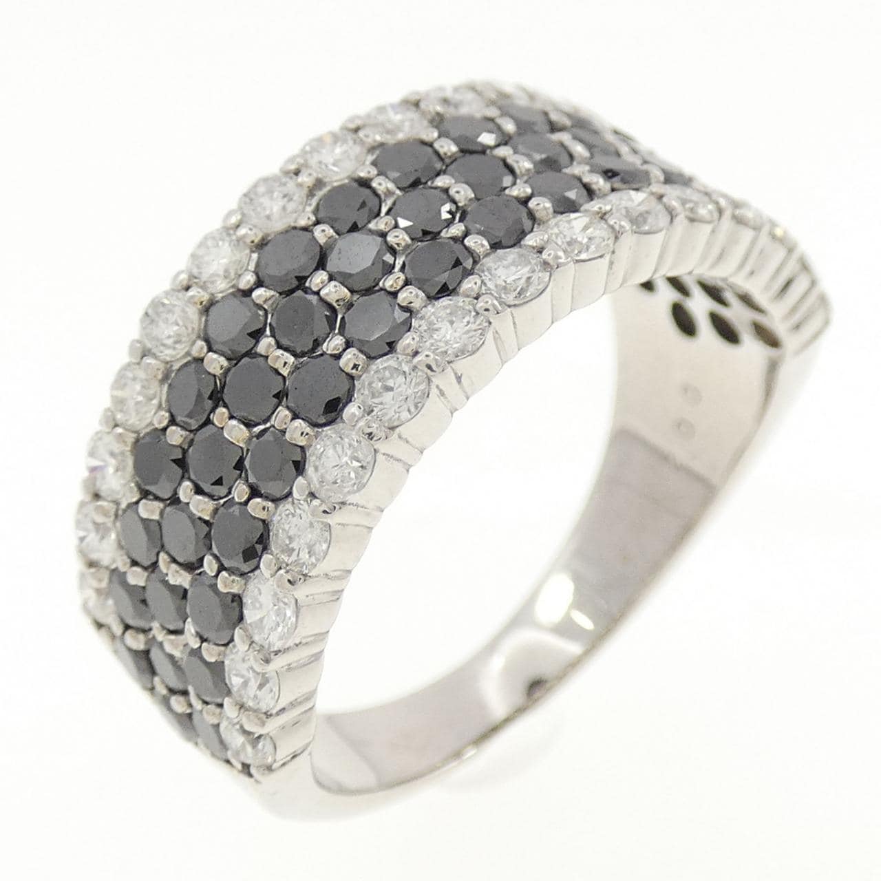 K18WG ダイヤモンド リング 2.00CT