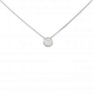 PT900/PT850 ソリティア ダイヤモンド ネックレス 0.555CT