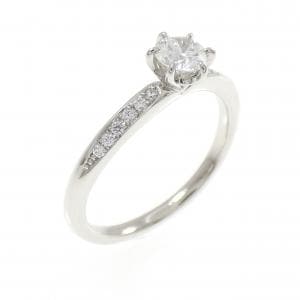 PT950 ダイヤモンド リング 0.31CT F VVS1 3EXT