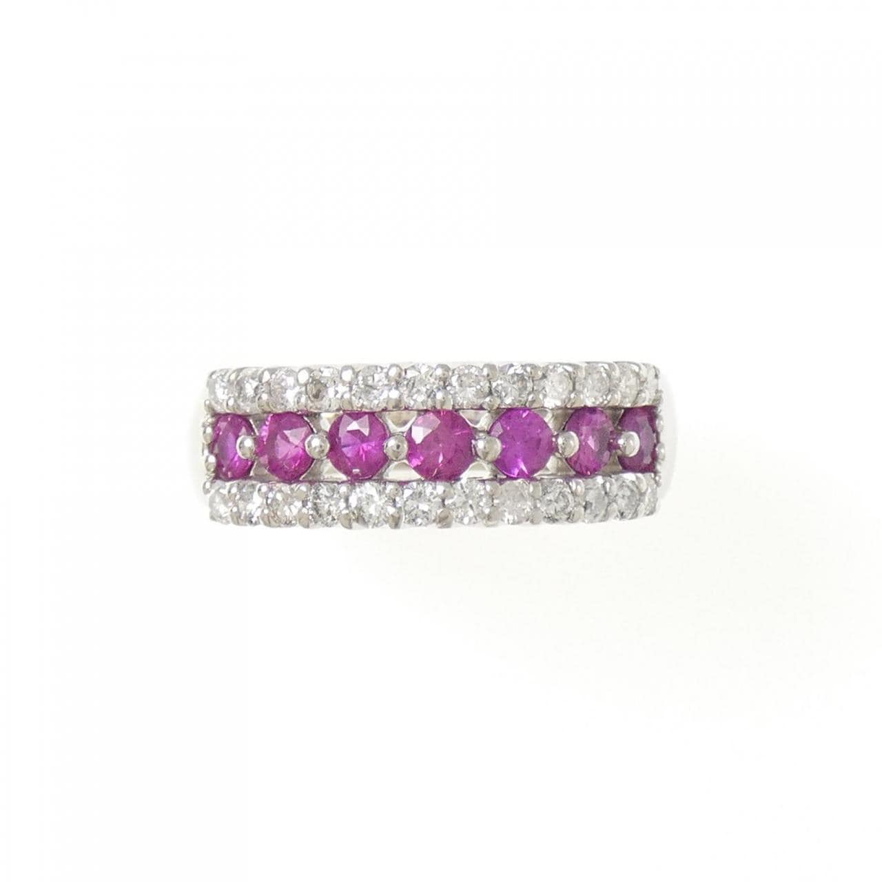 PT900 ルビー リング 0.66CT