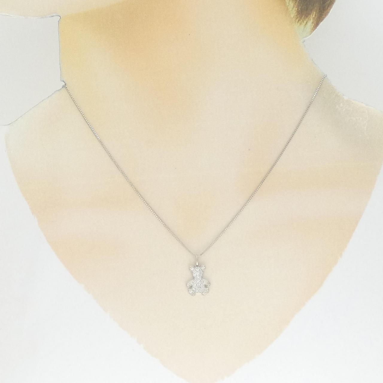PT950/PT850裸钻石项链 0.20CT