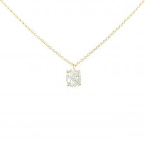 【リメイク】K18YG ダイヤモンド ネックレス 0.514CT E SI2 オーバルカット