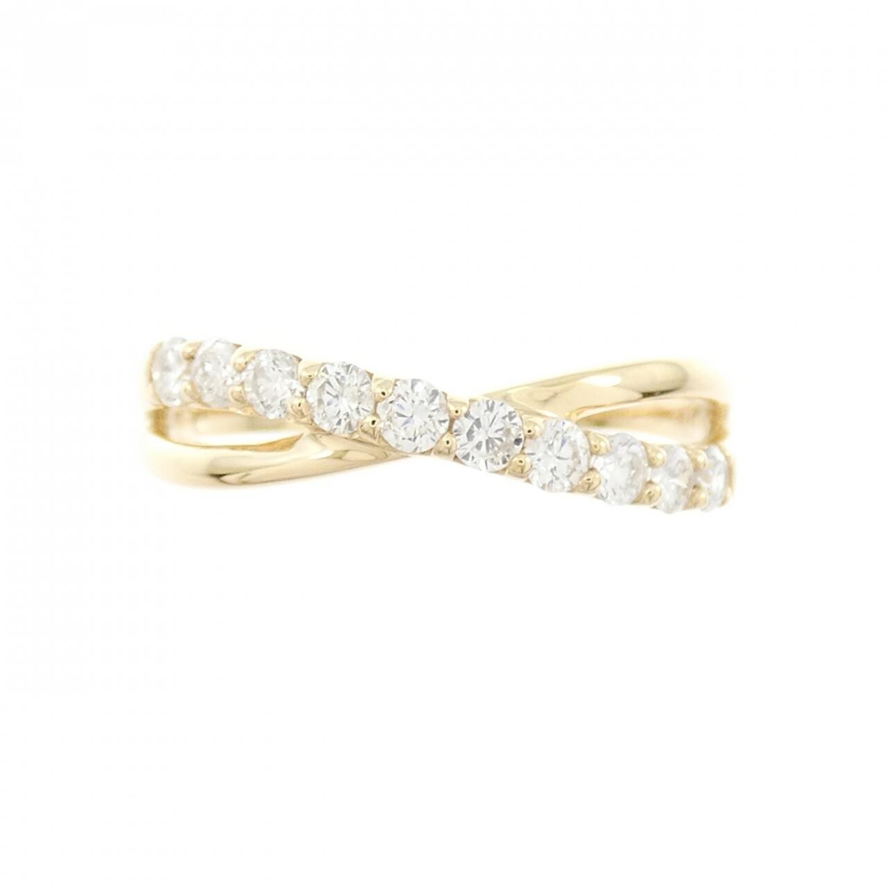 【リメイク】K18YG ダイヤモンド リング 0.30CT