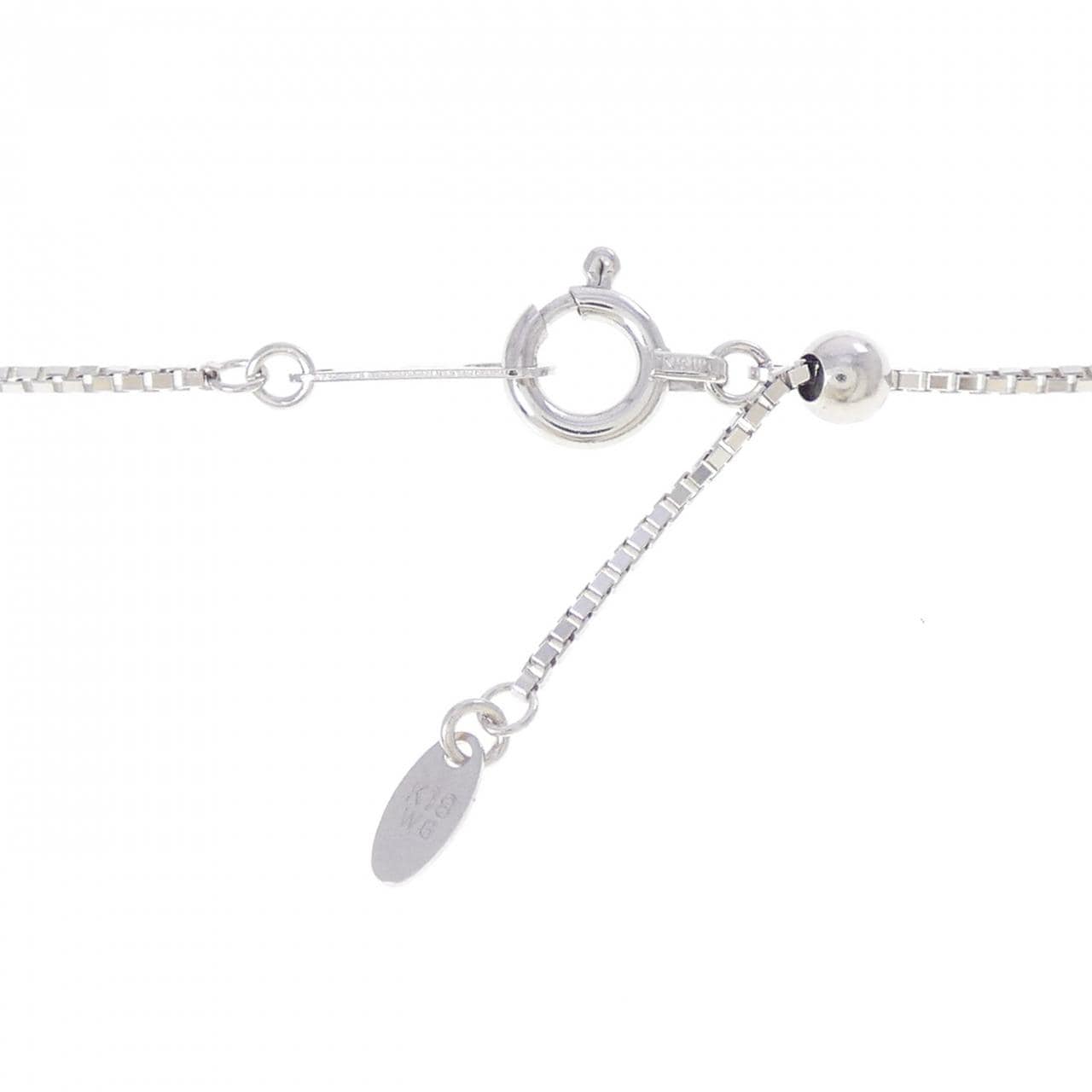 K18WG トルマリン ネックレス 0.15CT
