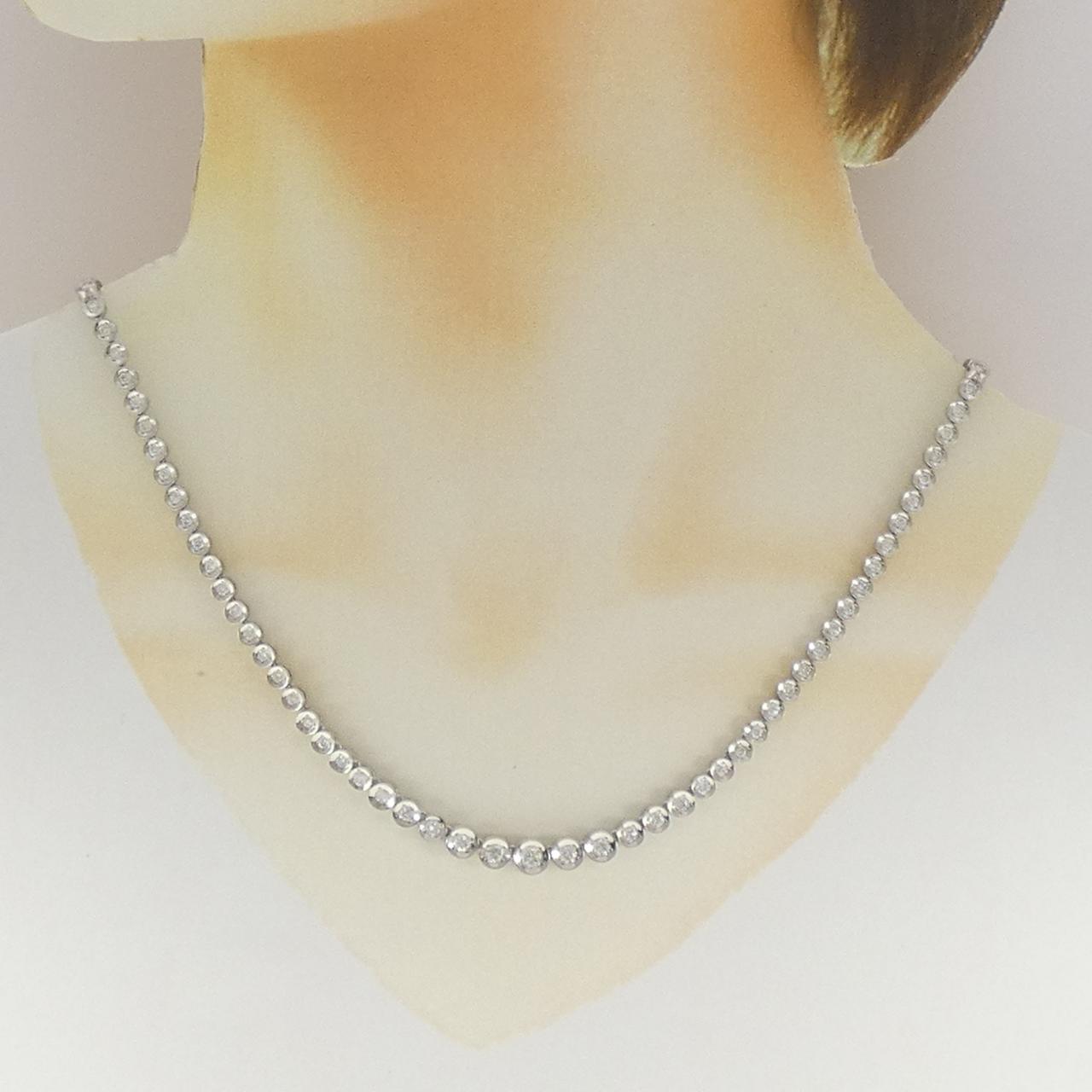 PT850 ダイヤモンド ネックレス 3.00CT
