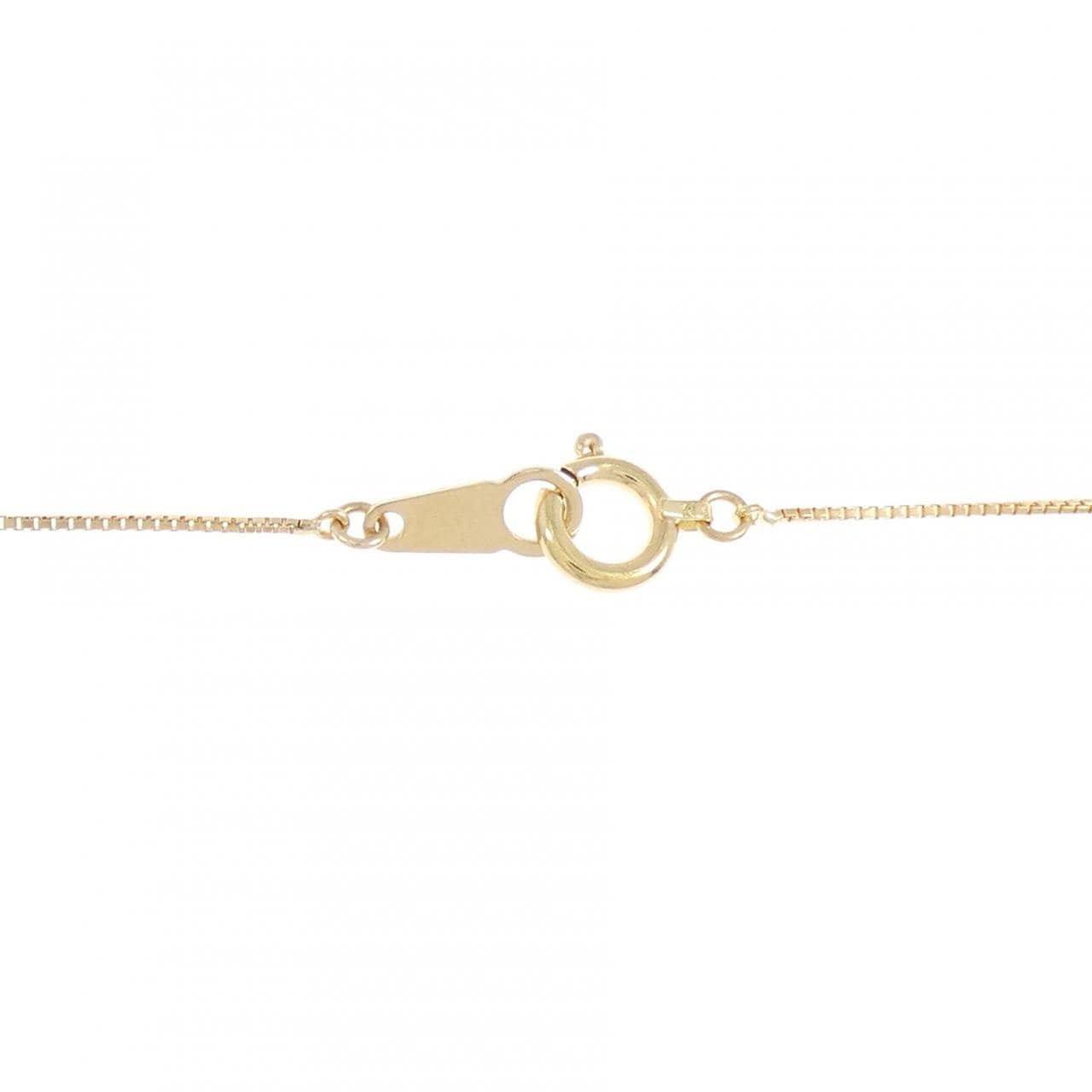 K18YG ハート オパール ネックレス