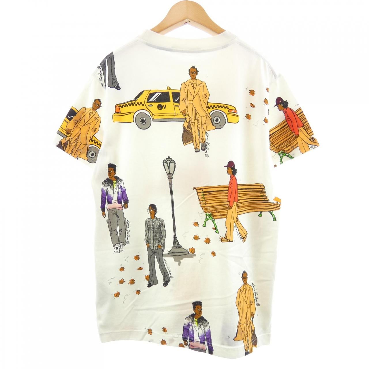 ルイヴィトン LOUIS VUITTON ニューウォーカーズプリント HHY91WNPG Tシャツ