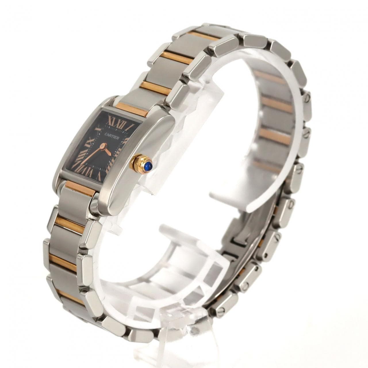 カルティエ タンクフランセーズSM PGコンビ･2009X'mas LIMITED W5010001 SSxPG クォーツ