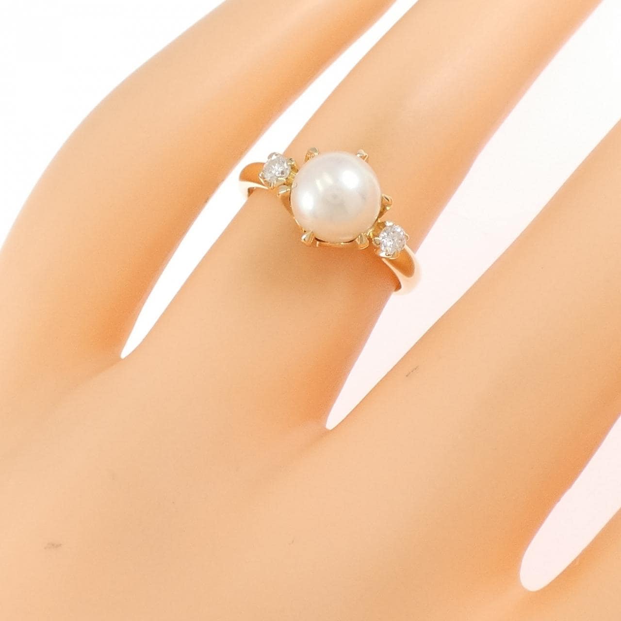 4゜C アコヤパール リング 6.8mm