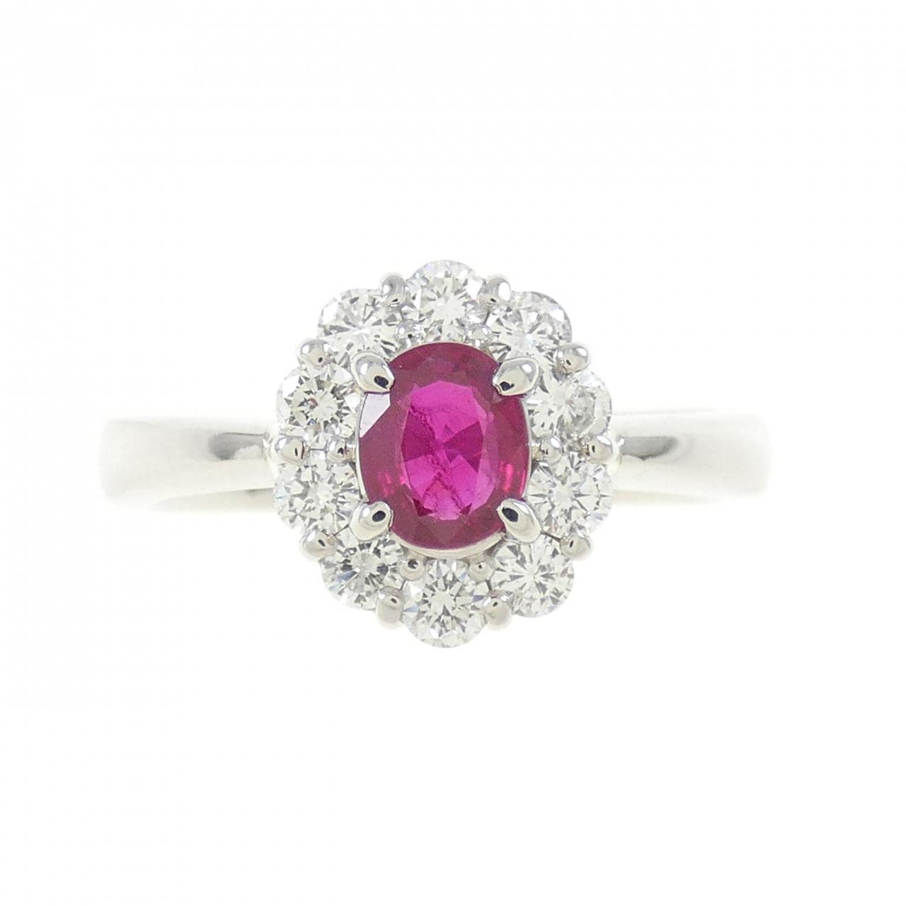 PT ルビー リング 0.458CT