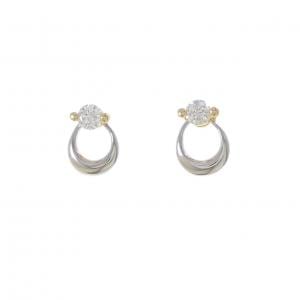 星の砂 ダイヤモンド ピアス 0.32CT