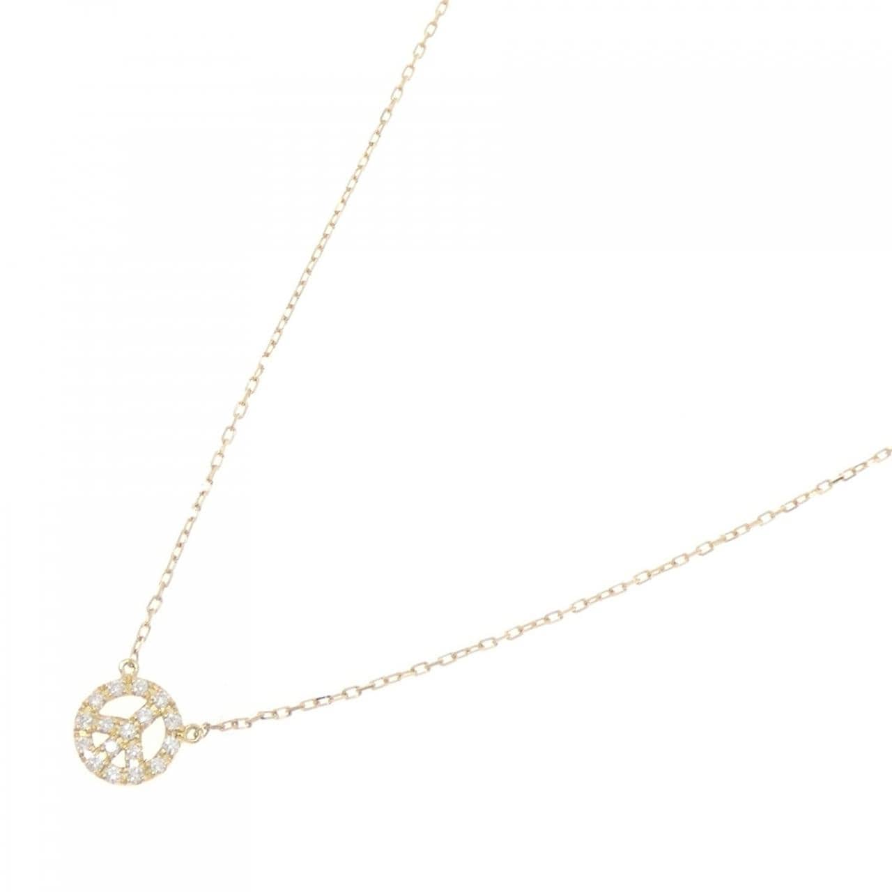 アーカー ピース パヴェ ネックレス 0.07CT