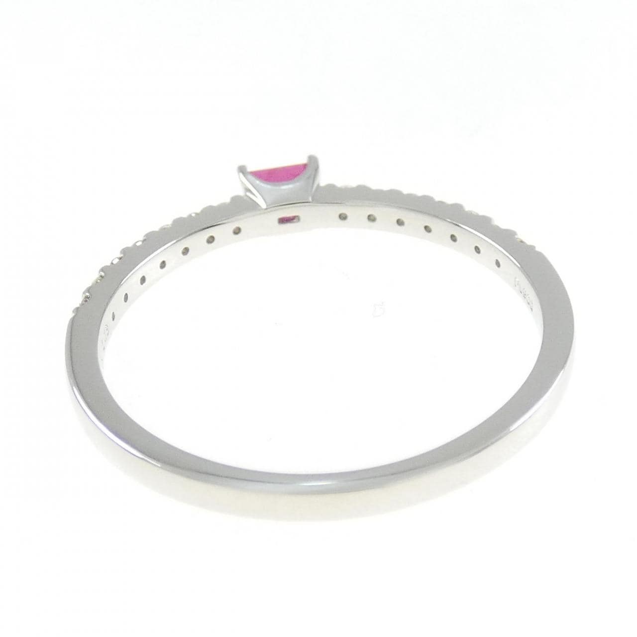 【新品】PT ルビー リング 0.10CT