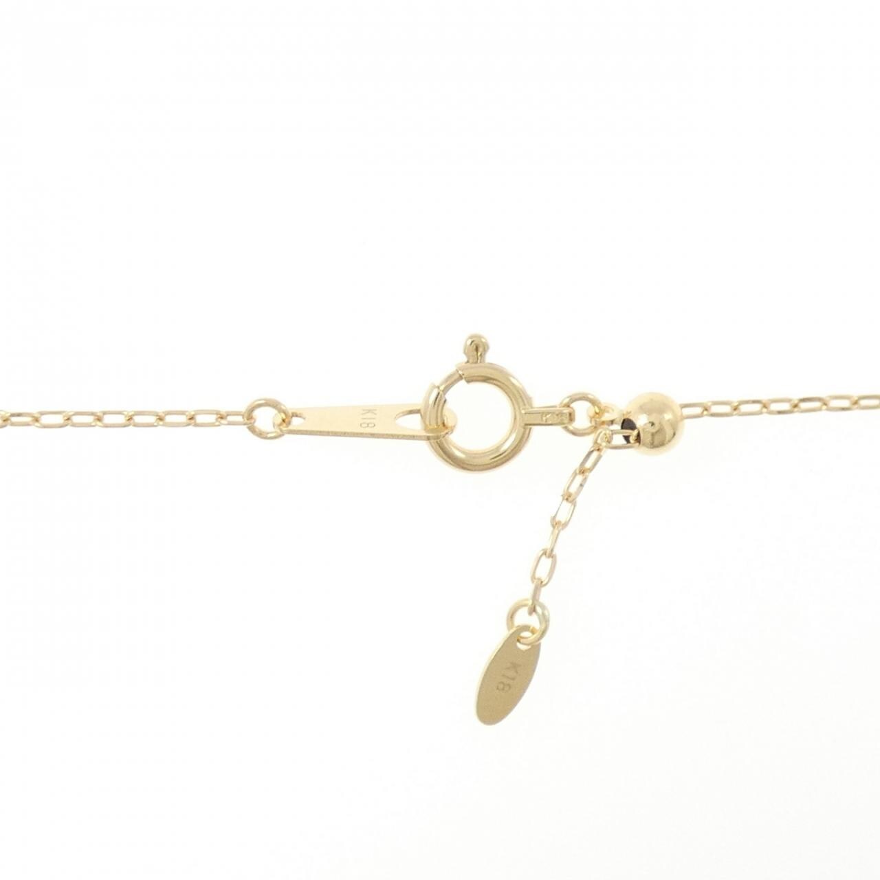 K18YG ダイヤモンド ネックレス 0.20CT