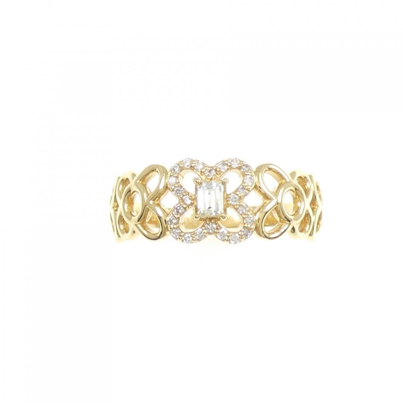 【新品】K18YG ダイヤモンド リング 0.15CT