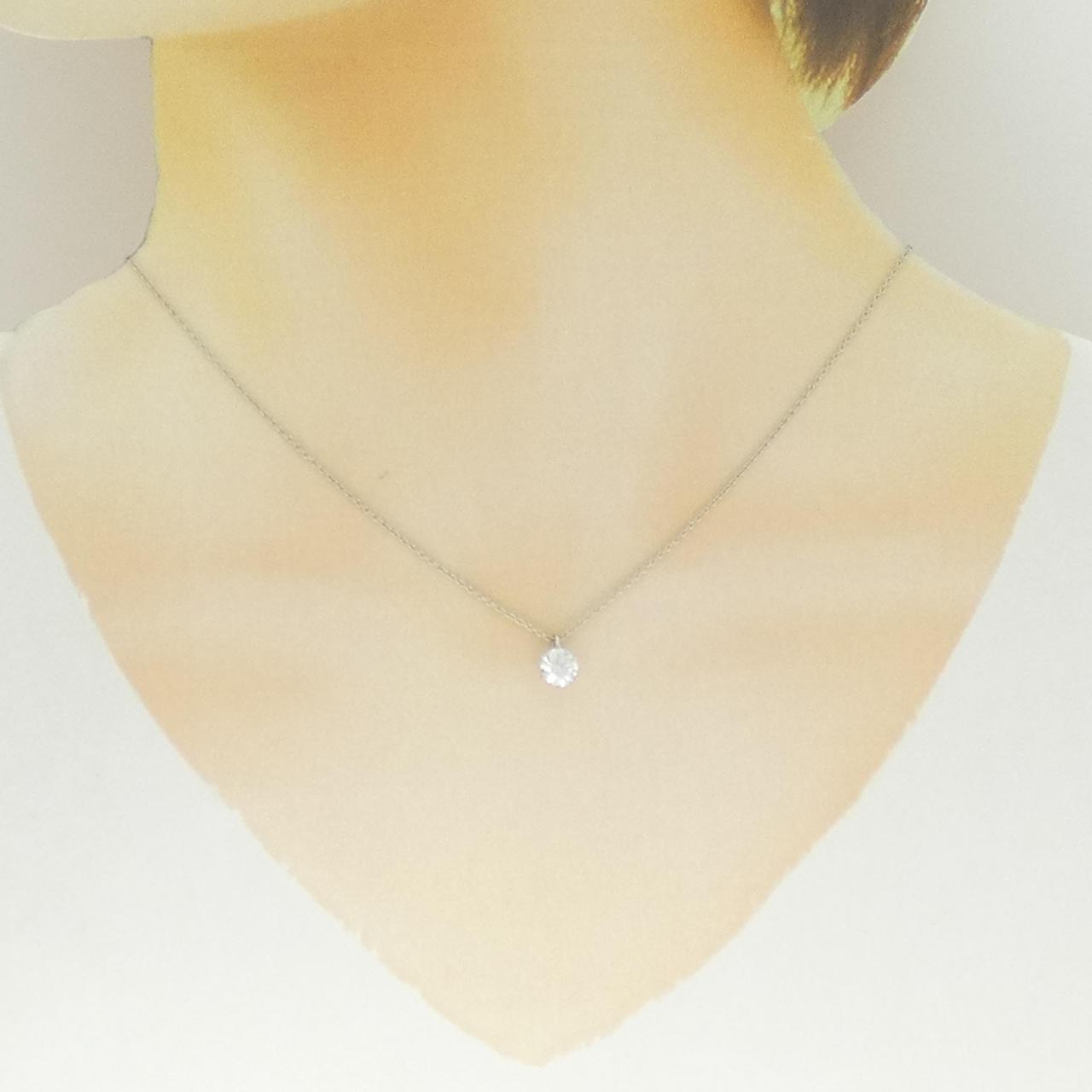 【リメイク】PT900/PT850 ダイヤモンド ネックレス 0.649CT D VS1 EXT H&C