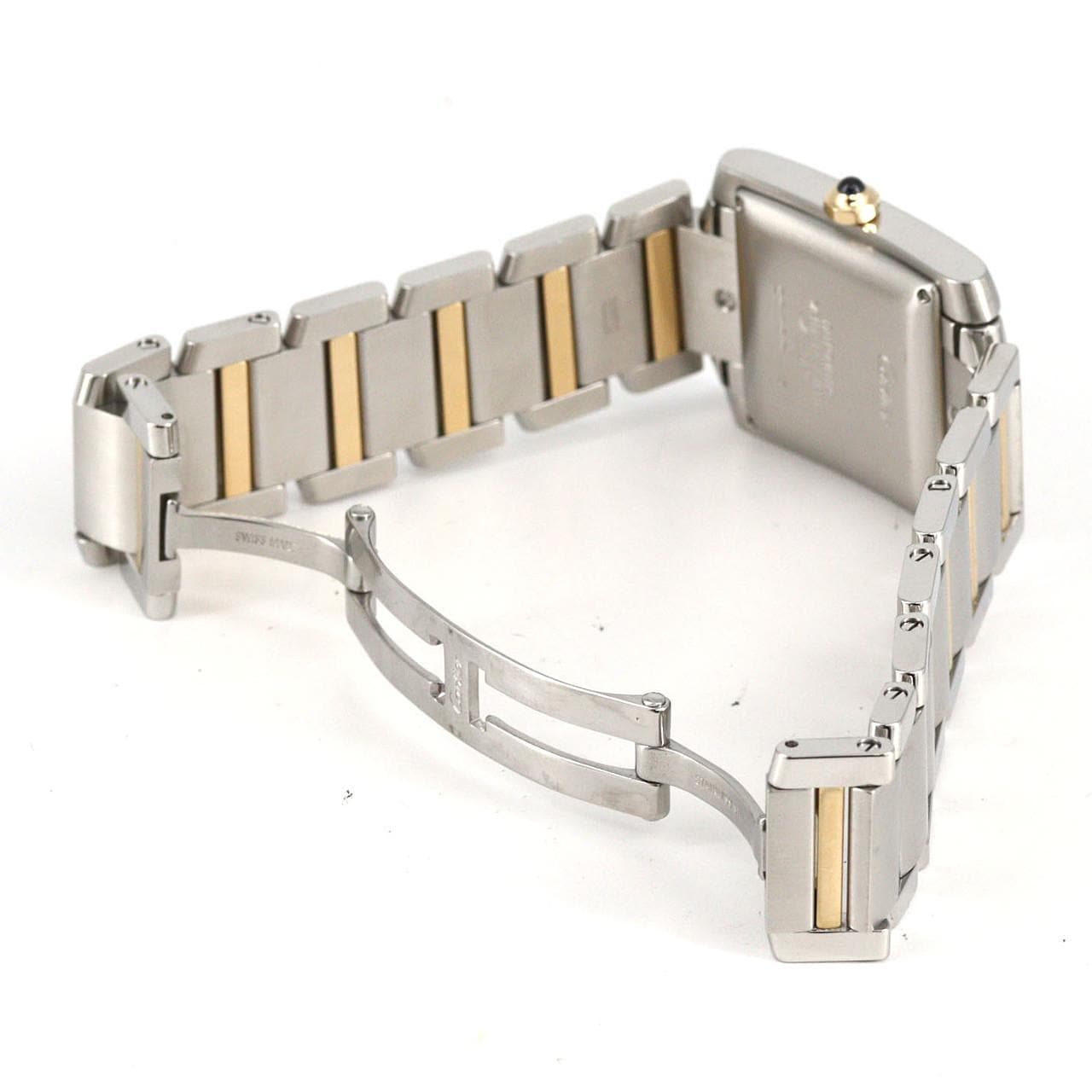 カルティエ タンクフランセーズLM コンビ W51005Q4 SSxYG 自動巻