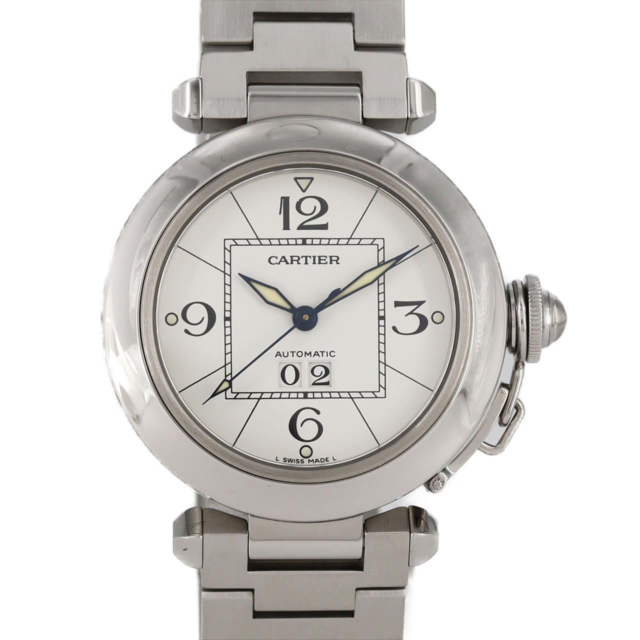 カルティエ パシャCグランデデイト W31055M7 SS 自動巻