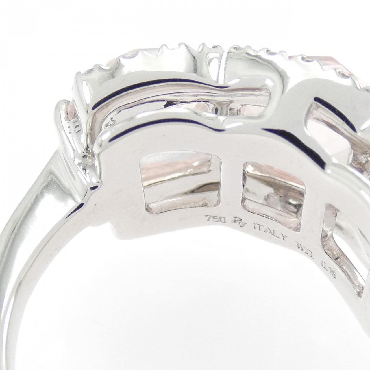 ポンテヴェキオ ローズクオーツ リング