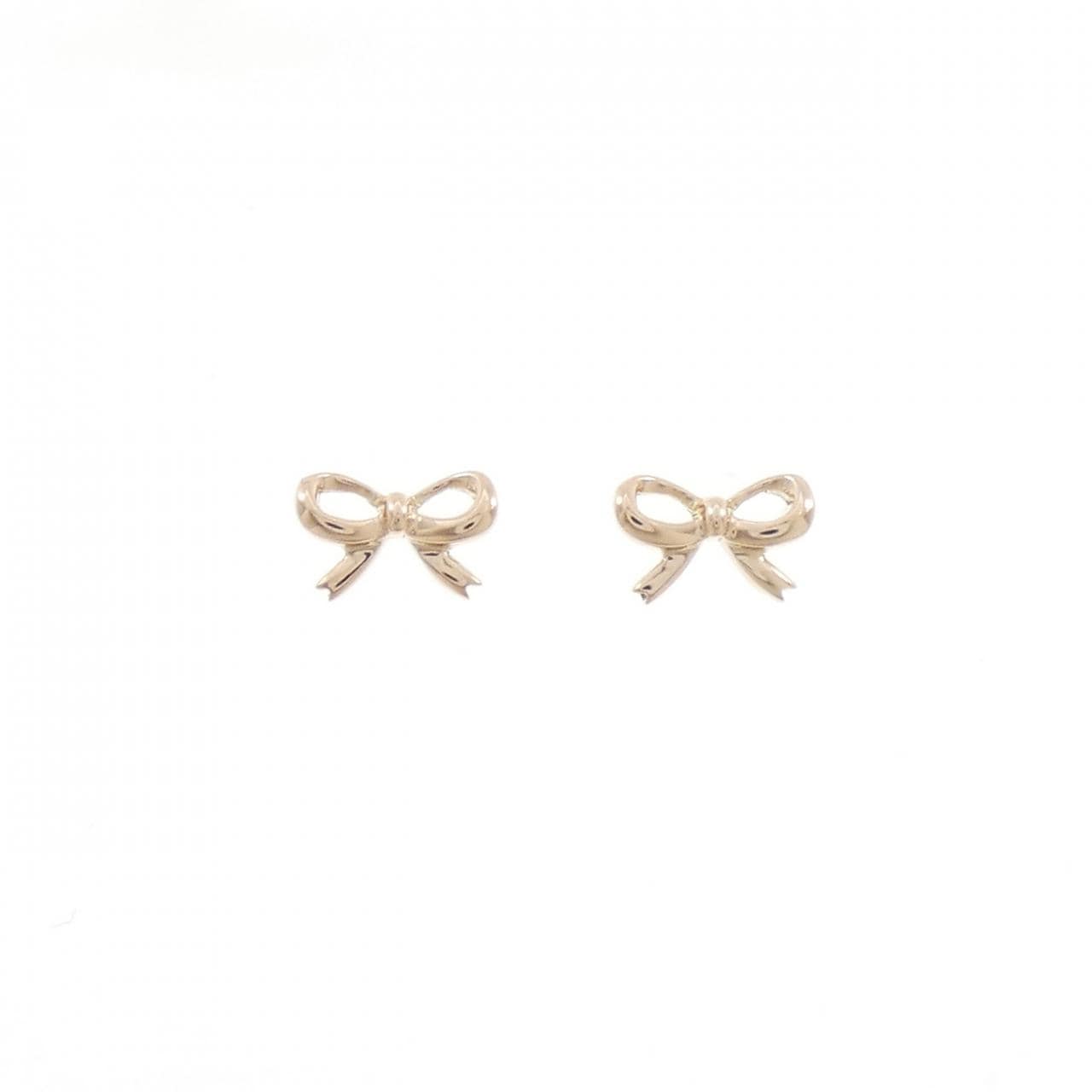 K10PG リボン ピアス