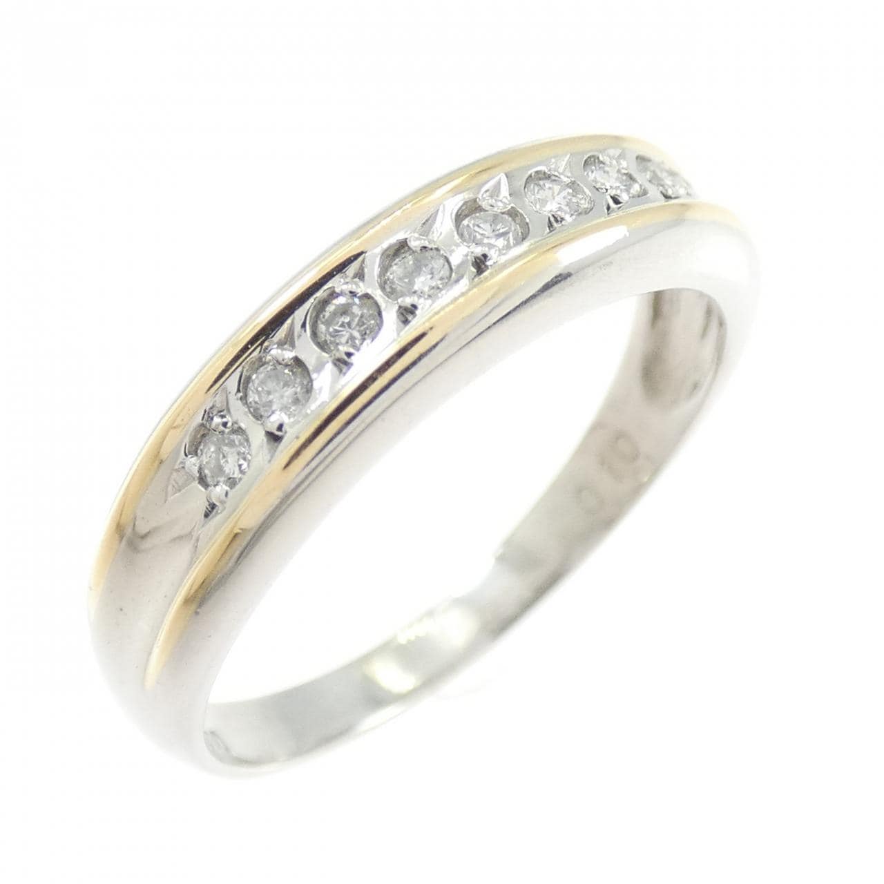 PT900/K18YG ダイヤモンド リング 0.10CT