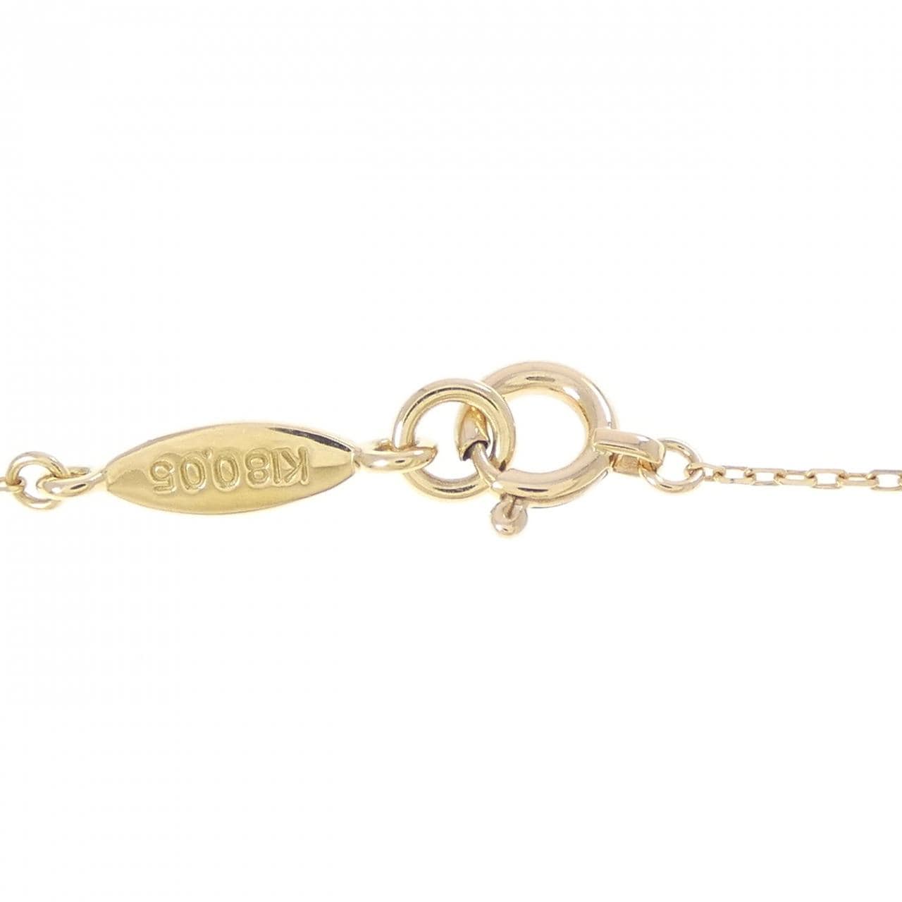 K18YG ハート ダイヤモンド ネックレス 0.05CT