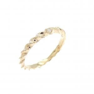 アガット ダイヤモンド ピンキーリング 0.01CT