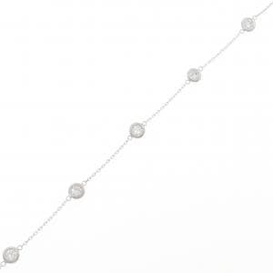 K18WG ダイヤモンド ブレスレット 1.00CT