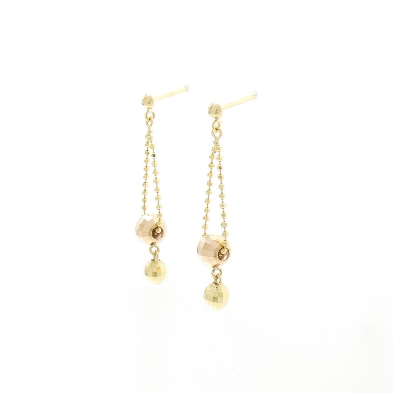 K18YG/K18PG ピアス