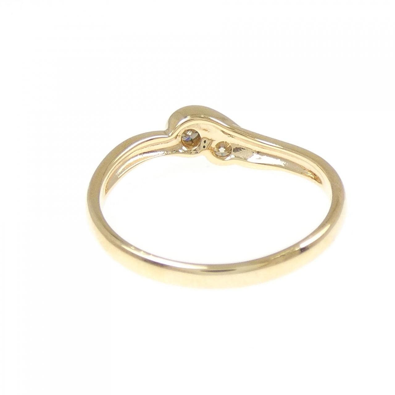 K18YG ダイヤモンド リング 0.09CT
