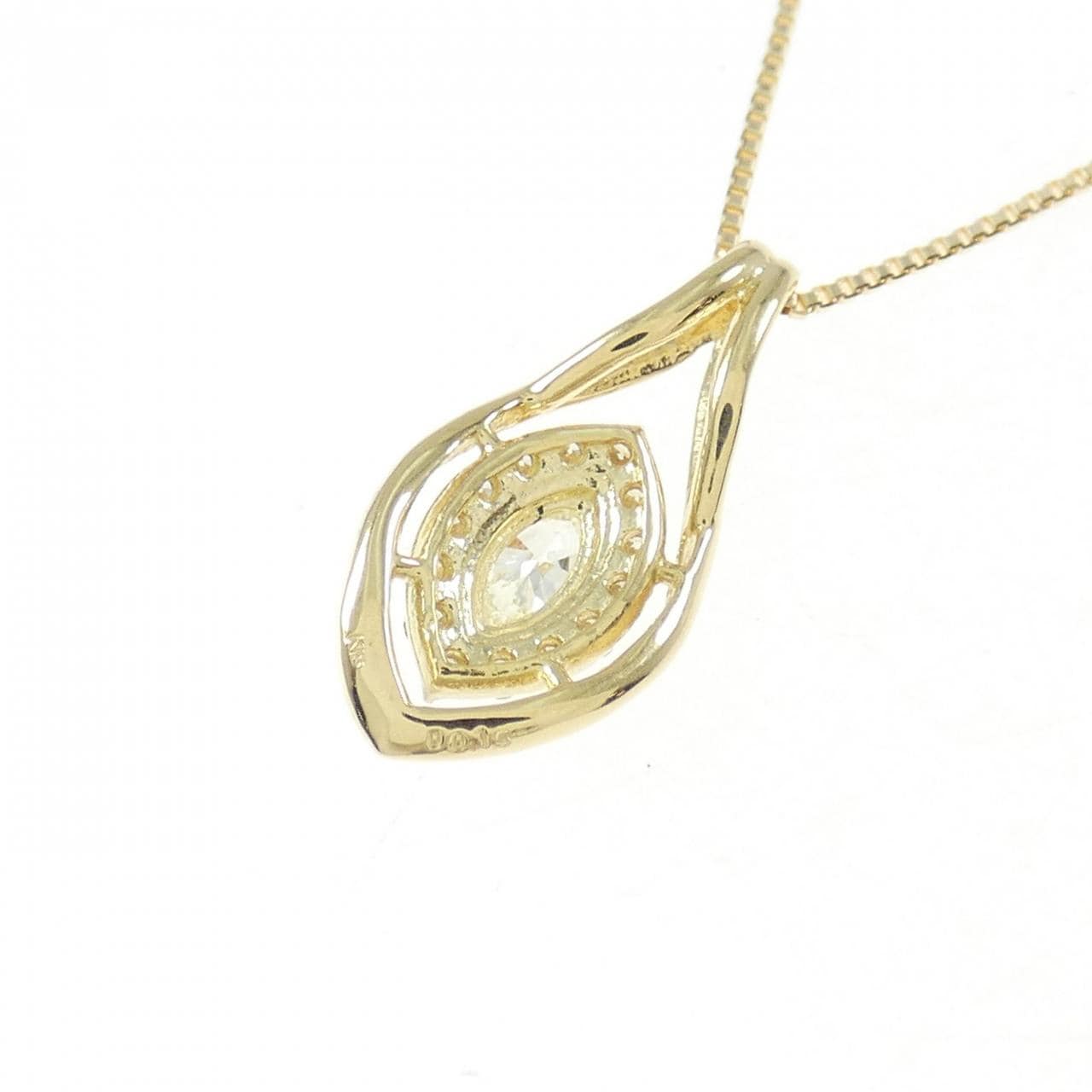 【新品】K18YG ダイヤモンド ネックレス 0.15CT