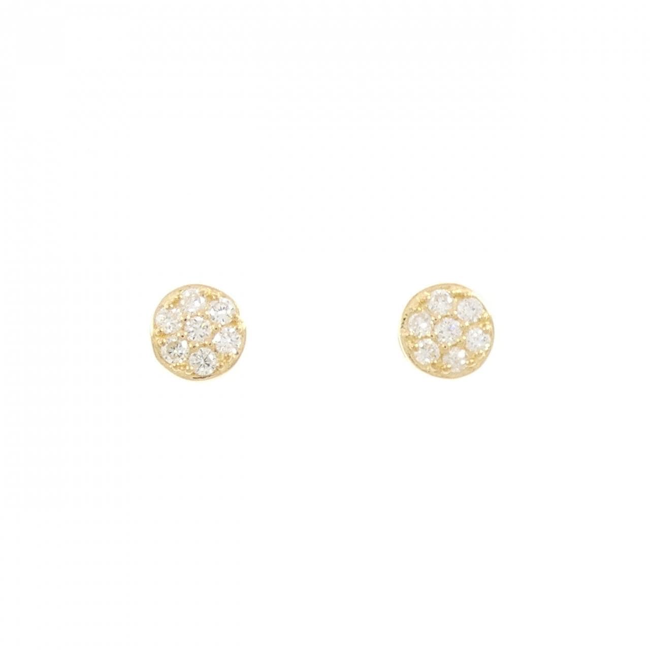 【リメイク】K18YG ダイヤモンド ピアス 0.20CT