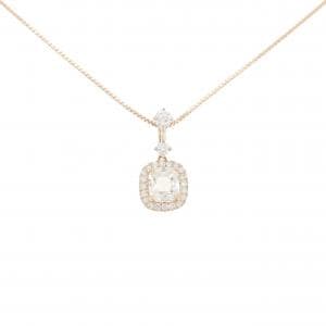 18KPG/K18PG ダイヤモンド ネックレス 1.17CT