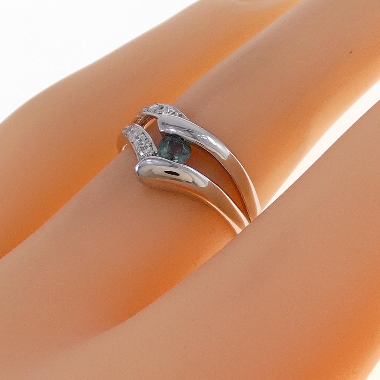 PT900 アレキサンドライト リング 0.14CT