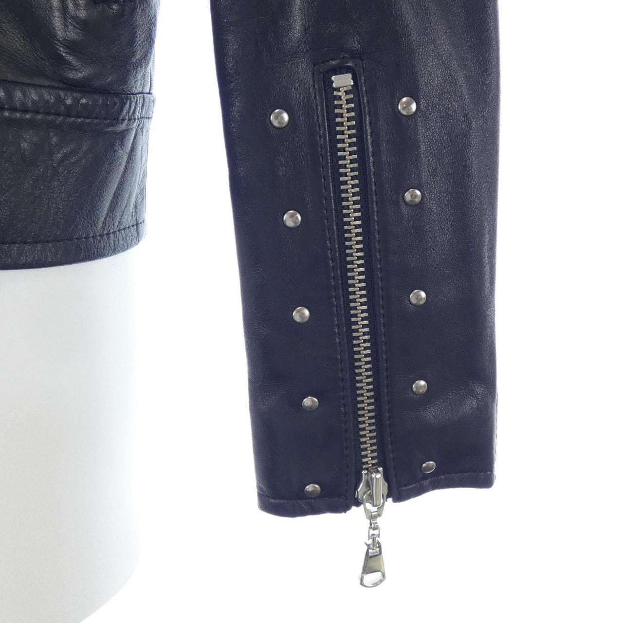 ルルオンザブリッジ LULU ON THE BRIDGE レザーライダースジャケット