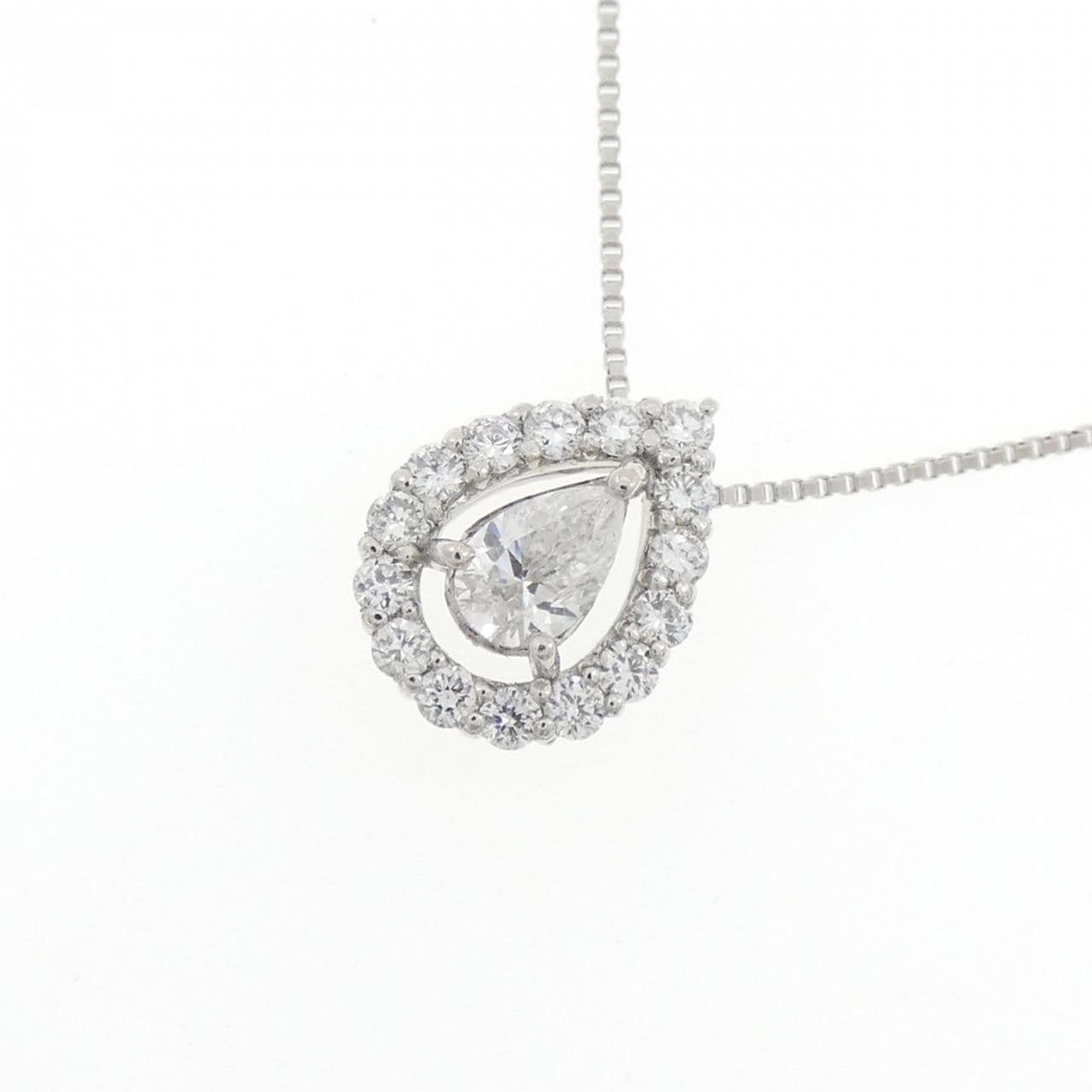 PT950/PT850 ダイヤモンド ネックレス 0.185CT