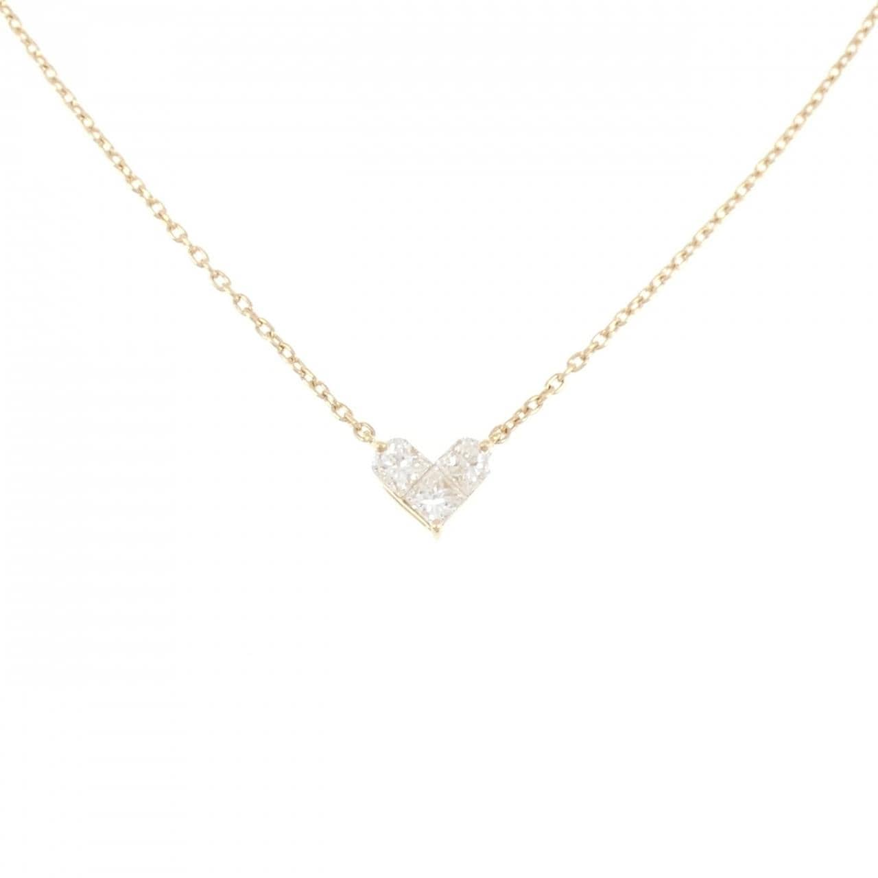 スタージュエリー ミステリアスハート ネックレス 0.28CT