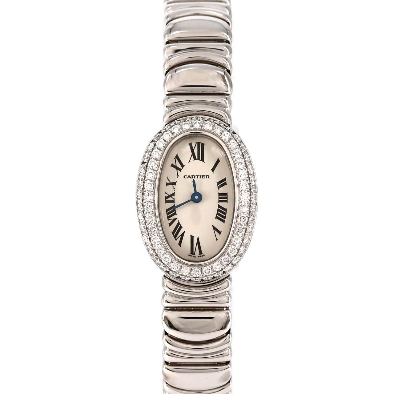 カルティエ ミニベニュワール WG/2D WB5095L2 WG クォーツ