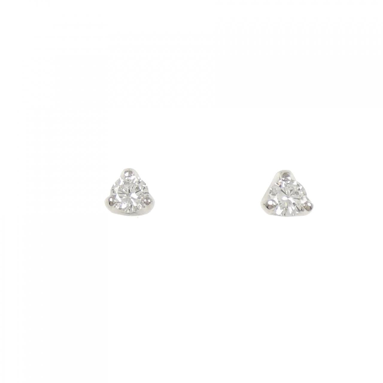 PT900 ダイヤモンド ピアス 0.26CT