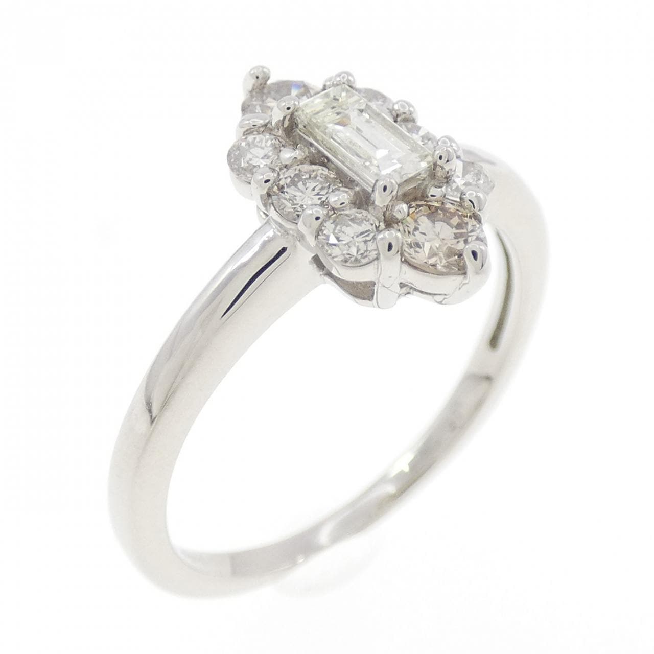 PT950 ダイヤモンド リング 0.51CT