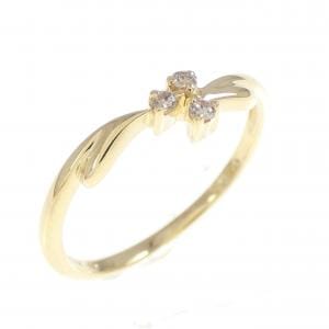 K18YG ダイヤモンド リング 0.05CT