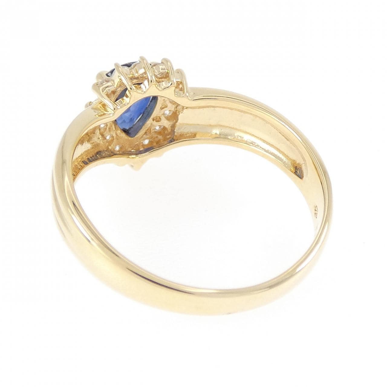 K18YG サファイヤ リング 0.70CT