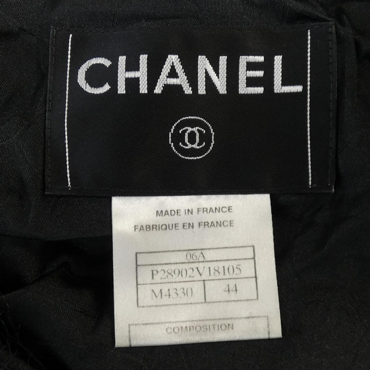 【ヴィンテージ】シャネル CHANEL P28902V18105 06A ノーカラージャケット